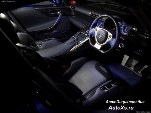 Lexus LF-A (2010 - 2012) фото салон
