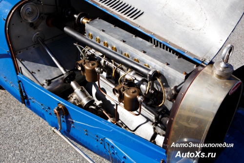 Bugatti Type 35 (1924 - 1930): фото двигатель