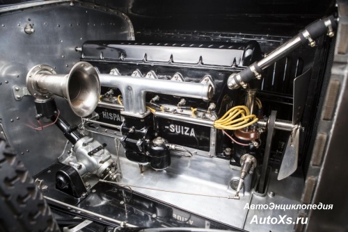 Hispano-Suiza H6B (1919 - 1934): фото двигатель