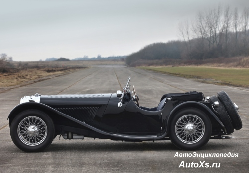 Jaguar SS100 (1935 - 1939): фото сбоку