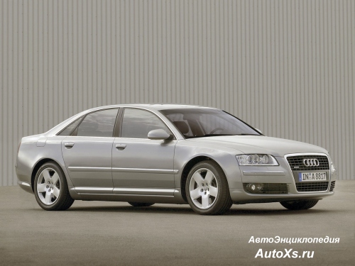 Audi A8 (2005 - 2007): фото сбоку