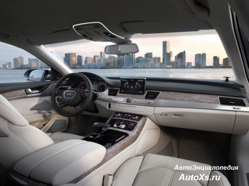 Audi A8 (2009 - 2013): фото интерьер