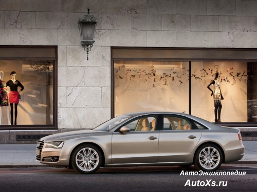 Audi A8 (2009 - 2013): фото сбоку