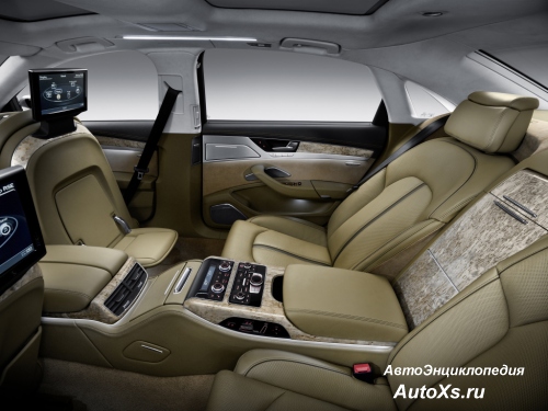 Audi A8L W12 (2009 - 2013): фото салон