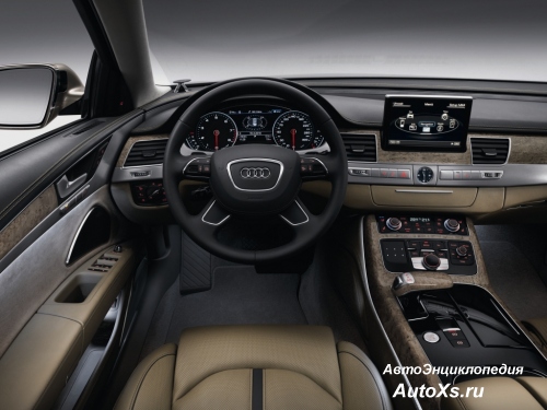 Audi A8L W12 (2009 - 2013): фото интерьер