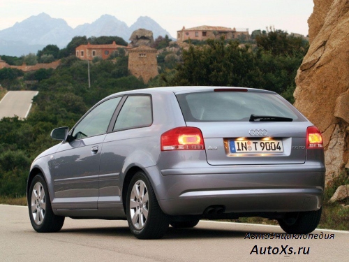 Audi A3 (2003 - 2005): фото сзади