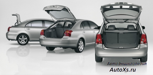 Toyota Avensis Sedan (2003 - 2006): фото багажники