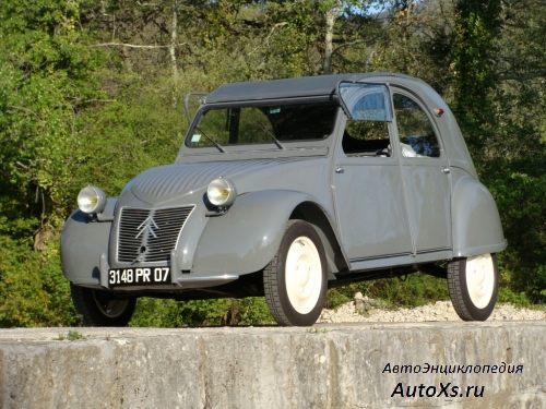 Citroën 2CV: фото спереди и сбоку