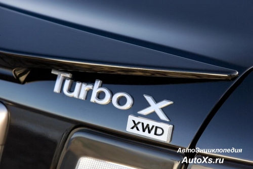 Saab 9-3 Turbo X Sport Sedan (2008): значок Turbo X