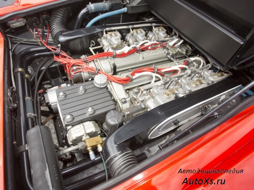 Lamborghini Countach (1974 - 1978): фото двигатель