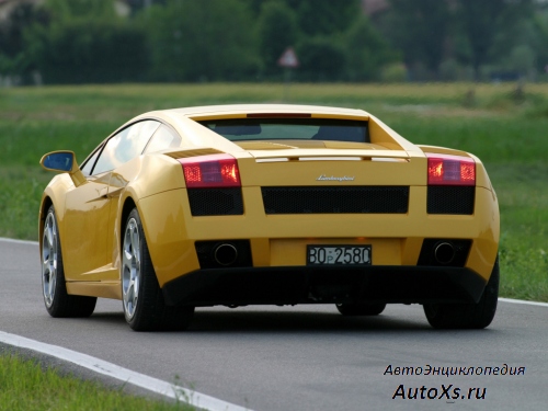 Lamborghini Gallardo (2003 - 2008): фото сзади