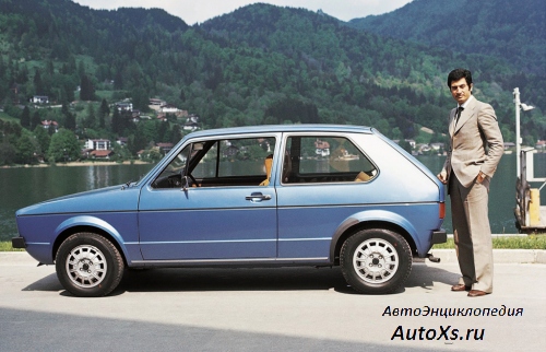 Volkswagen Golf 3-door (1974 - 1983): фото сбоку