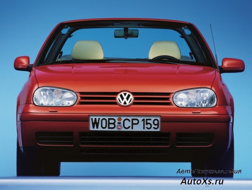 Volkswagen Golf Cabrio (1998 - 2002): фото спереди