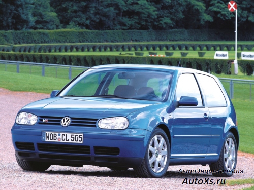Volkswagen Golf MK4 3-door (1997 - 2003): фото спереди