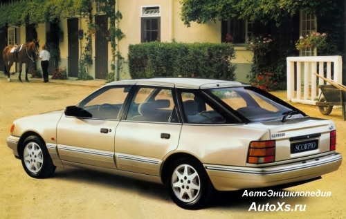 Ford Scorpio Hatchback (1987 - 1992): фото сбоку и сзади