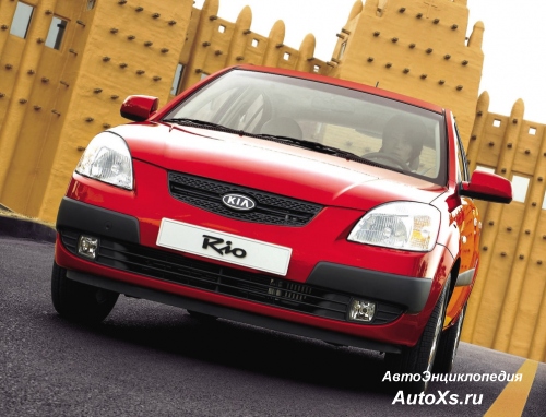 Kia Rio Hatchback (2005 - 2009): фото спереди
