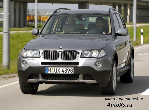 BMW X3 (2007 - 2010): фото спереди