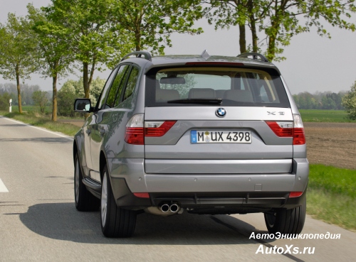 BMW X3 (2007 - 2010): фото сзади