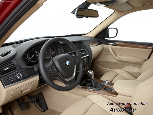 BMW X3 (2010 - 2014): фото интерьер