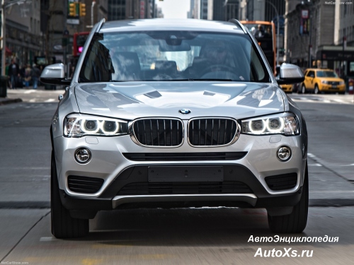 BMW X3 (2014 - 2017): фото спереди