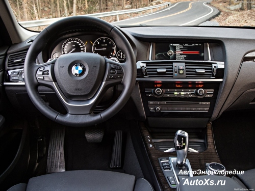 BMW X3 (2014 - 2017): фото приборная панель