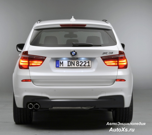 BMW X3 M Sport Package (2010 - 2014): фото сзади