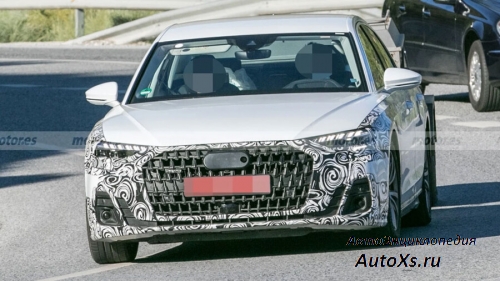 Появились подробности об обновленном седане Audi A8